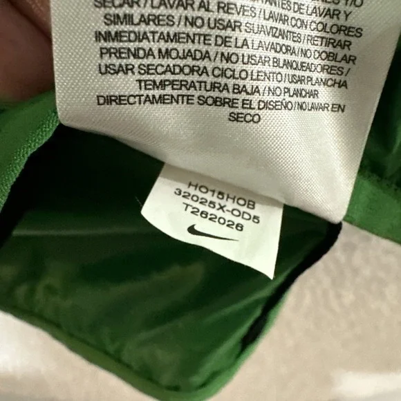 Nike Men's Vest Size M Team Issue Oregon Ducks Hyper Elite Full‎ Zip Green - Picture 12 of 16